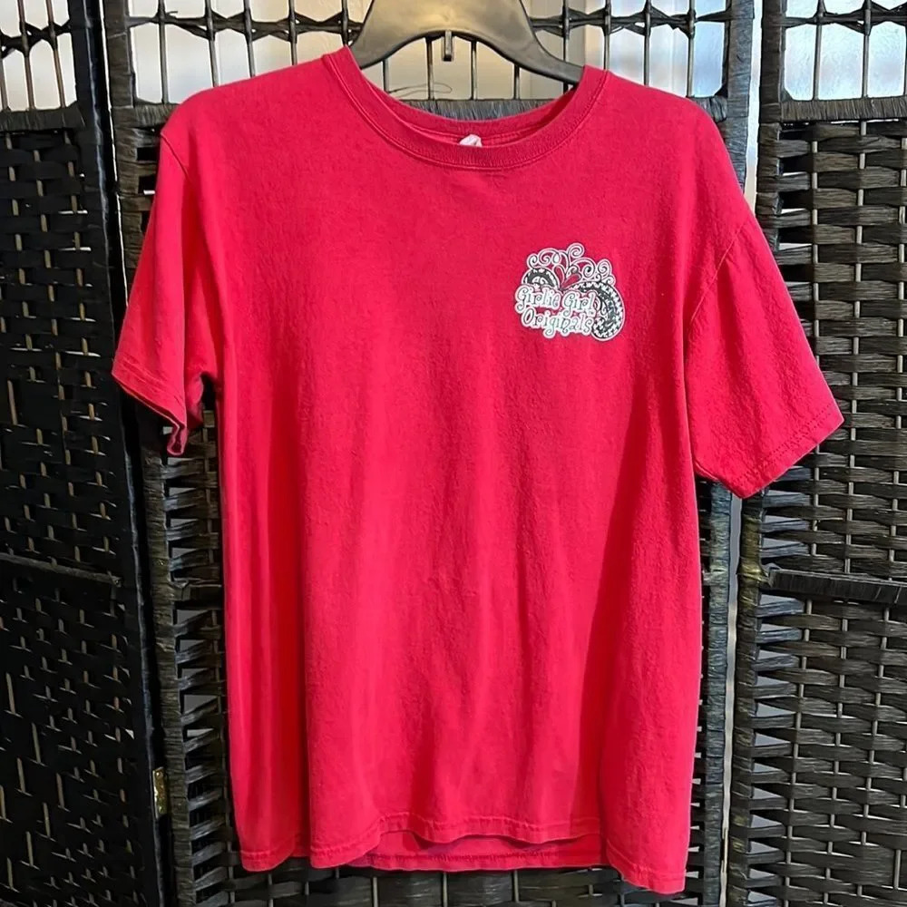 Girly Girl Originals Maroon Tee Size Medium